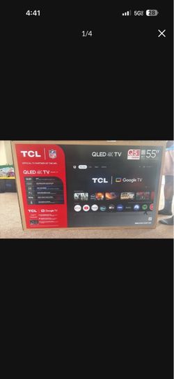 55 QLED 4K TV BRAND NEW IN BOX TCL