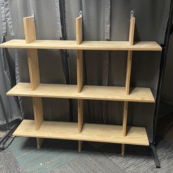 Solid wood shelf