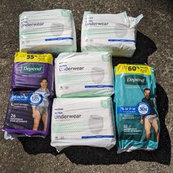 Depend And McKesson Protection Underwear