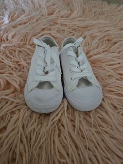 Kid's  White Converse Shoes