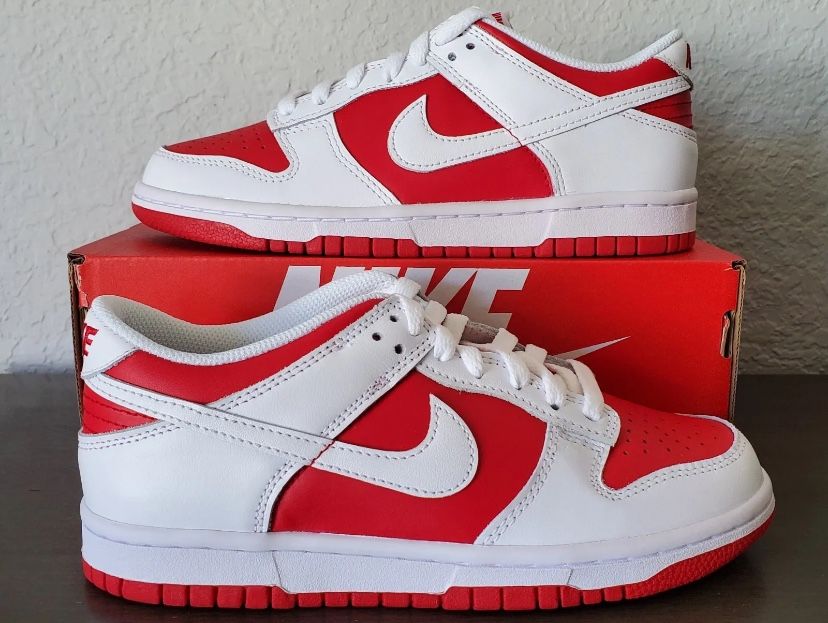 Nike Dunk Low Championship Red Sizes 4 5.5