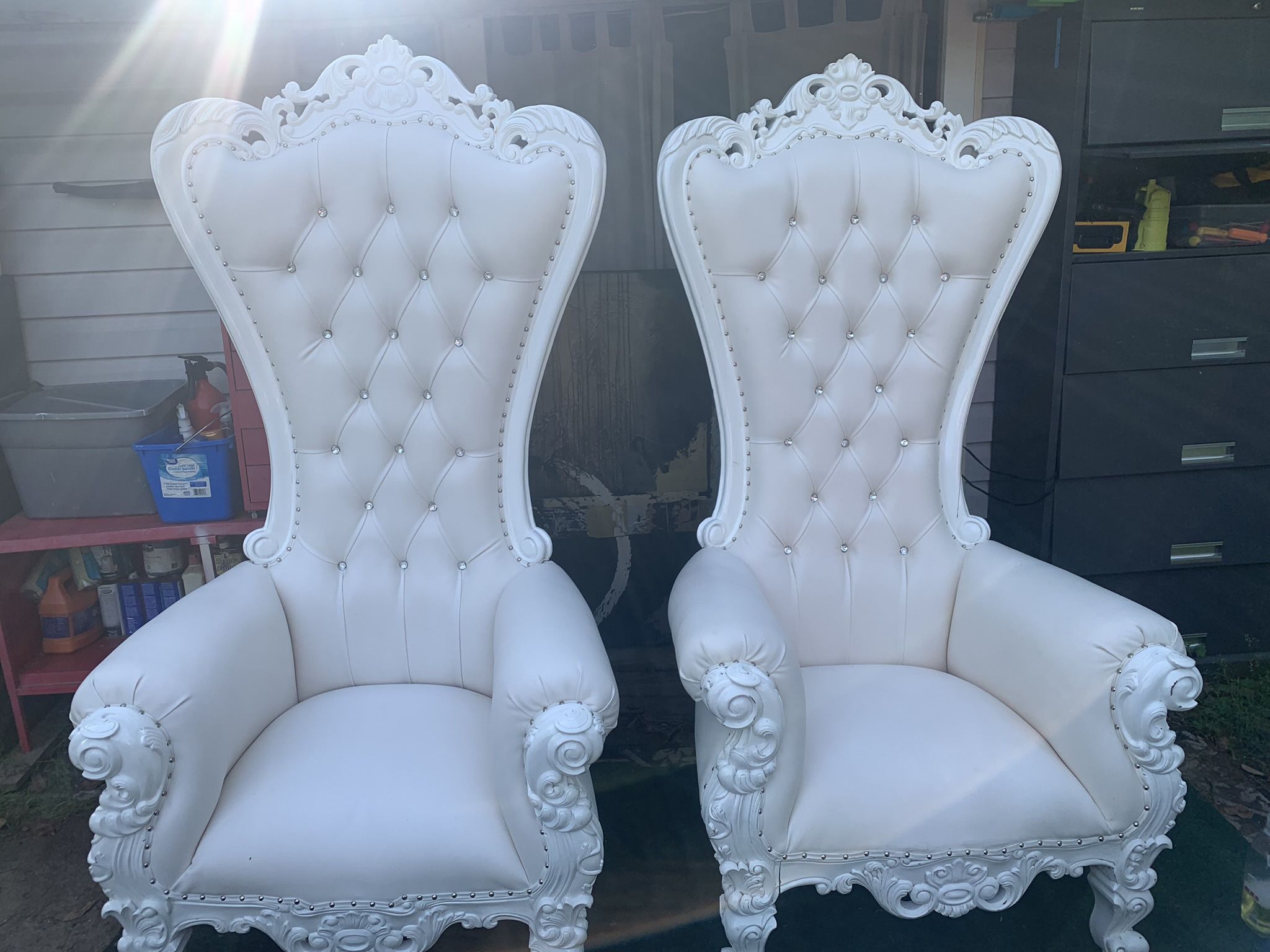 For Sale Chair Trono Big Size, Vendo Dos Sillas De Trono Son Grandes