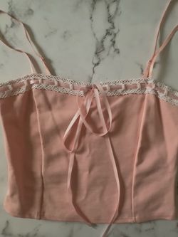 Soft coquette top !!