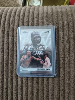 Michael Page Topps Chrome UFC Trading Card