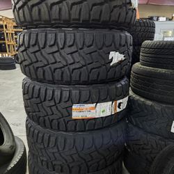 (6) 37x13.50r24 Toyo R/T Tires 37 13.5 24 Inch RT 12-ply F Rated 