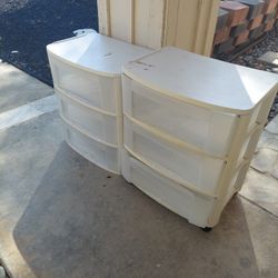 Sterlite Plastic 3 Drawer Bins