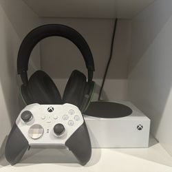 Xbox Series S, Xbox Elite Controller Series 2, Xbox Wireless Headset