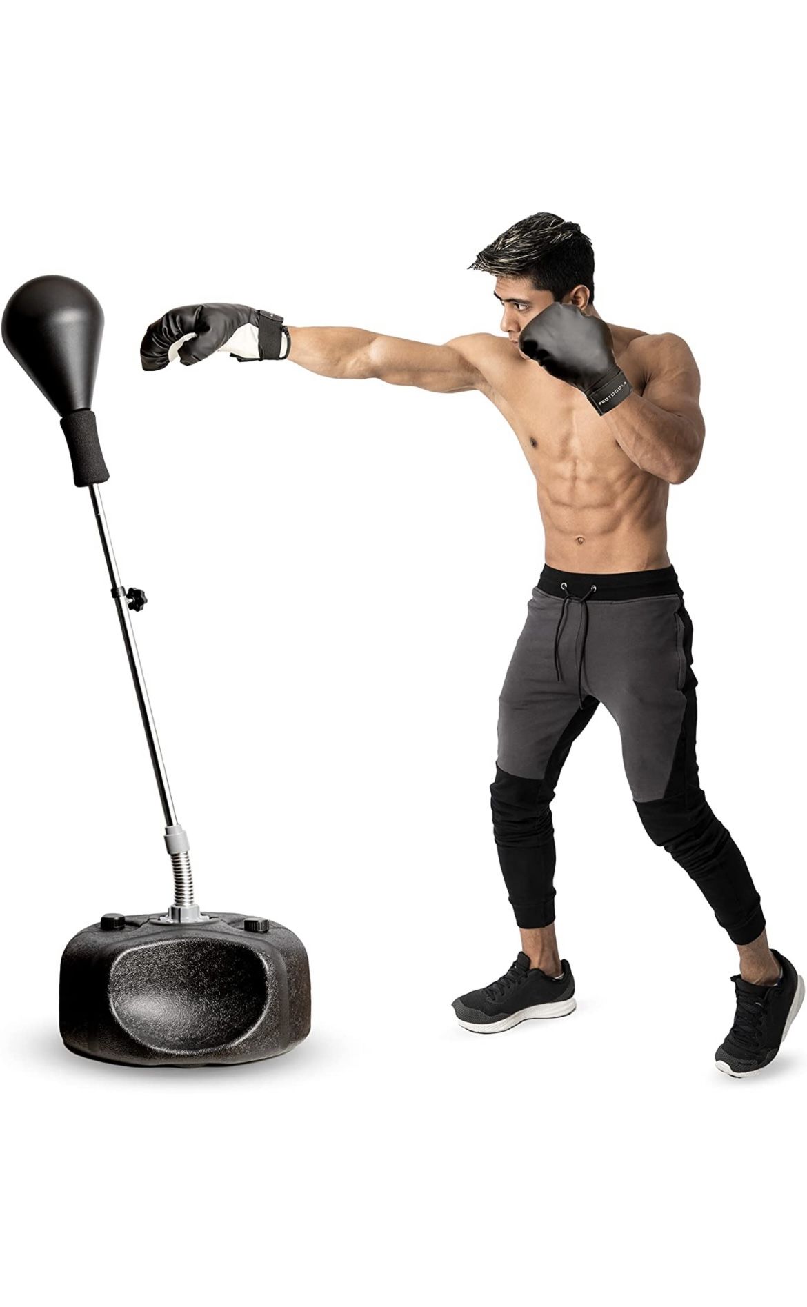 Boxing Punching Bag with Gloves