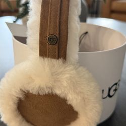 UGG Shearling Earmuffs New Chestnut 