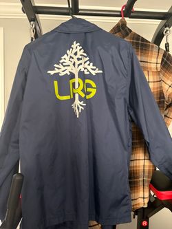 Large/xl blue Lrg windbreaker
