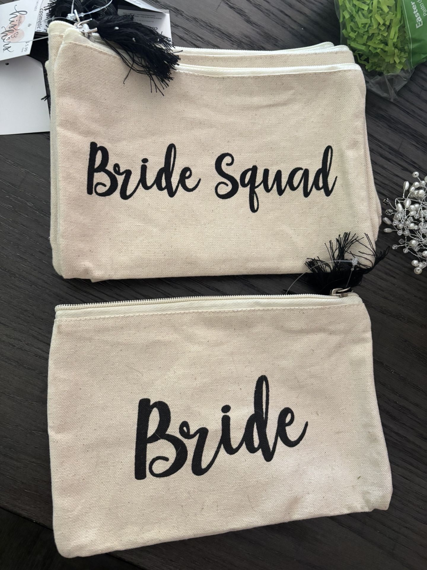 Bridal Party Makeup Bags