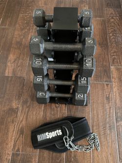 Hand weight set -  dumbbells, iron weights