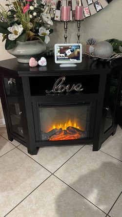 Stand fire place