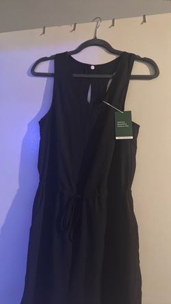 Halara black Romper with pockets