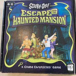 Scooby Do Escape From The Haunted Mansion Board Game