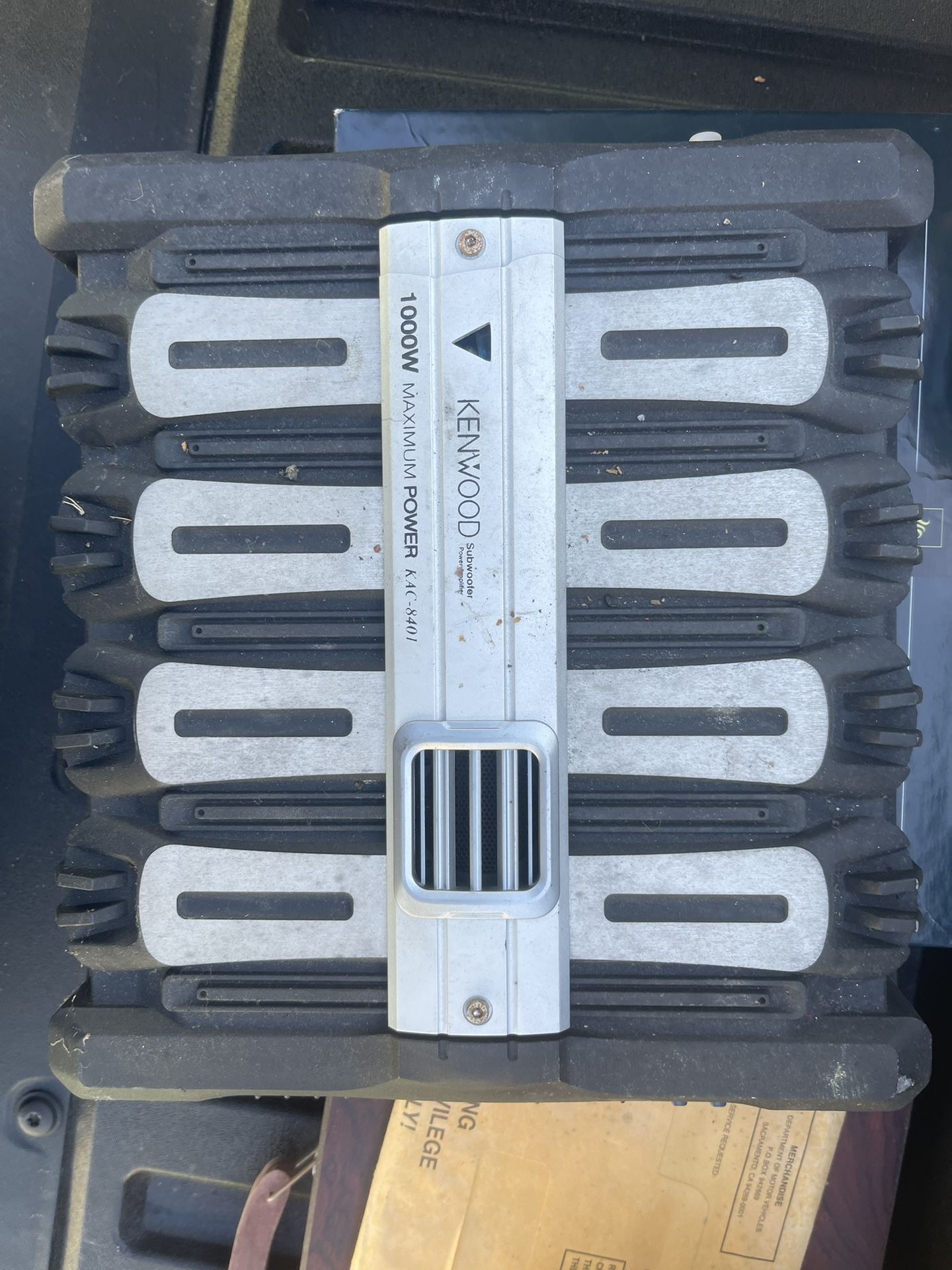 Kenwood KAC-8401 - Car - Amplifier - 4-Channel