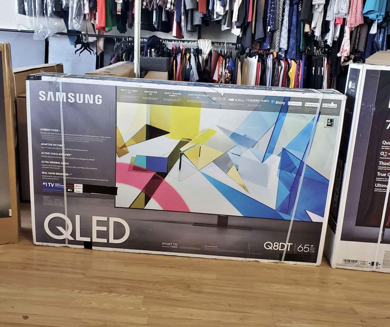 65” Samsung QLED Smart 4K Tv Q8 HDR