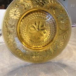 Vintage Indiana glass tiara sandwich plates