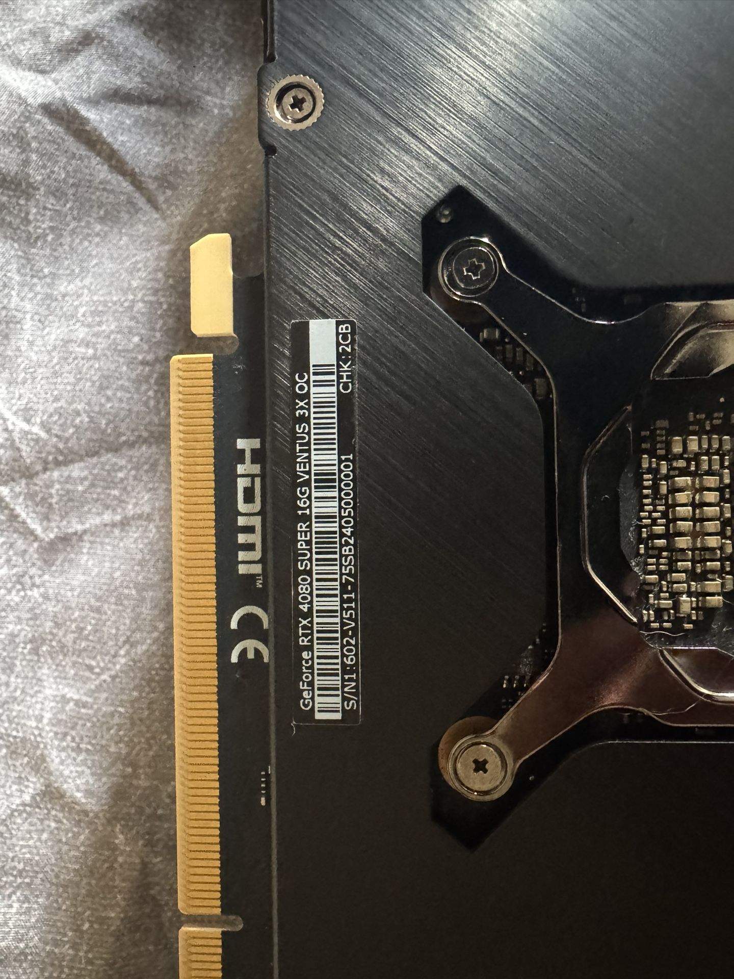 Msi Rtx 4080 Super Like New 