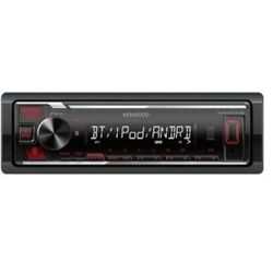 KENWOOD KMM-BT205 SINGLE DIN BLUETOOTH FRONT USB AUX DIGITAL MEDIA RECEIVER 
