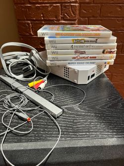 Nintendo Wii with games