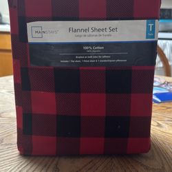 Twin Flannel Sheet Set