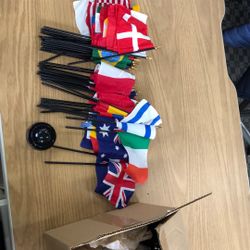 Miniature Flags Of The World Set