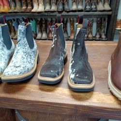 Botines De Piel De México Con Peló De Vaca 
