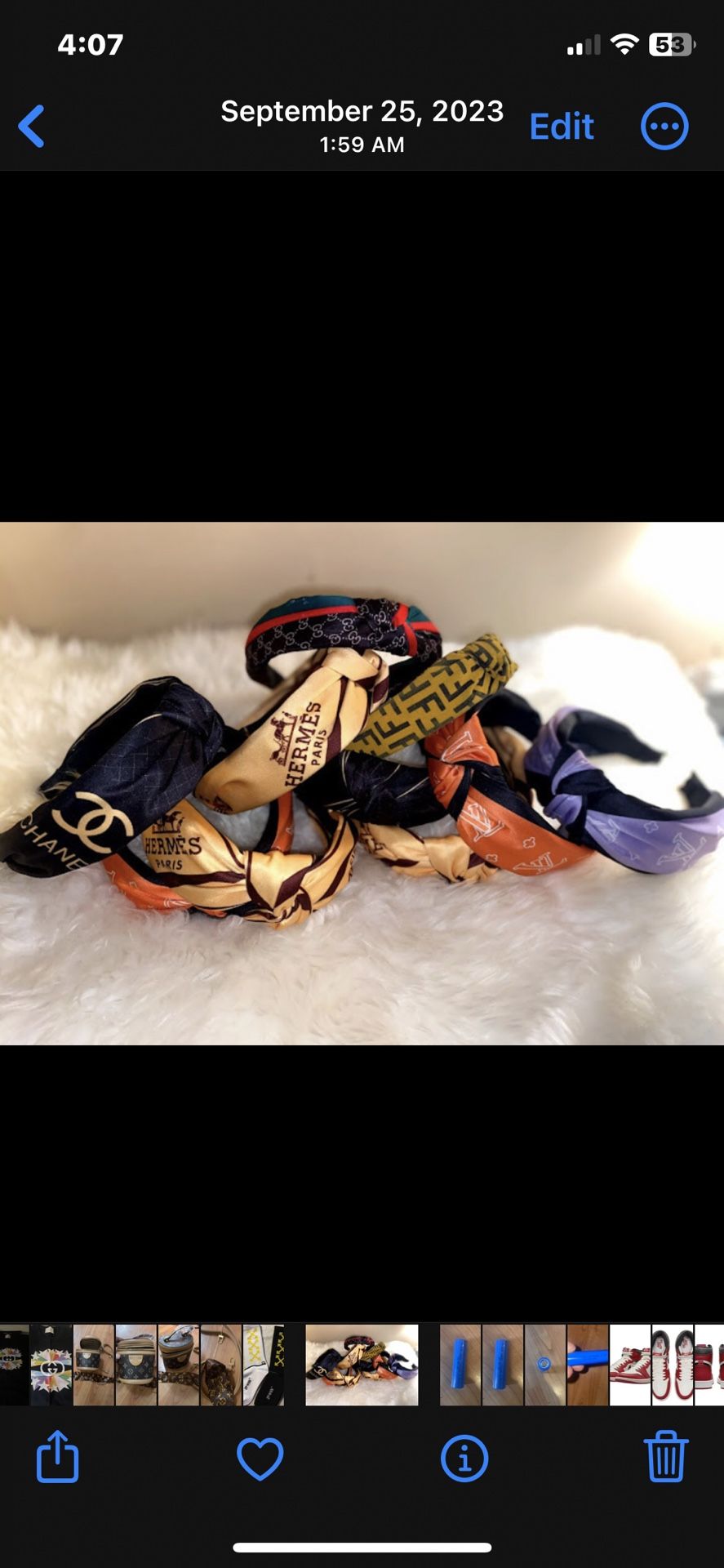  Silk  Headbands 