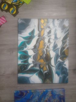 Acrylic paintings on canvas