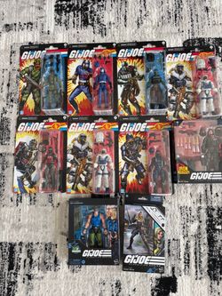 G.I. Joe Action Figure Lot – 10 Figures
