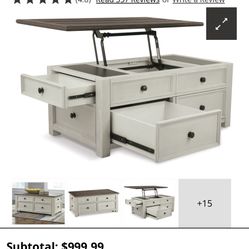 3 Piece Coffee table And End Tables 