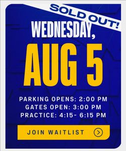 4 Tickets Rams Training Camp Wednesday August 5