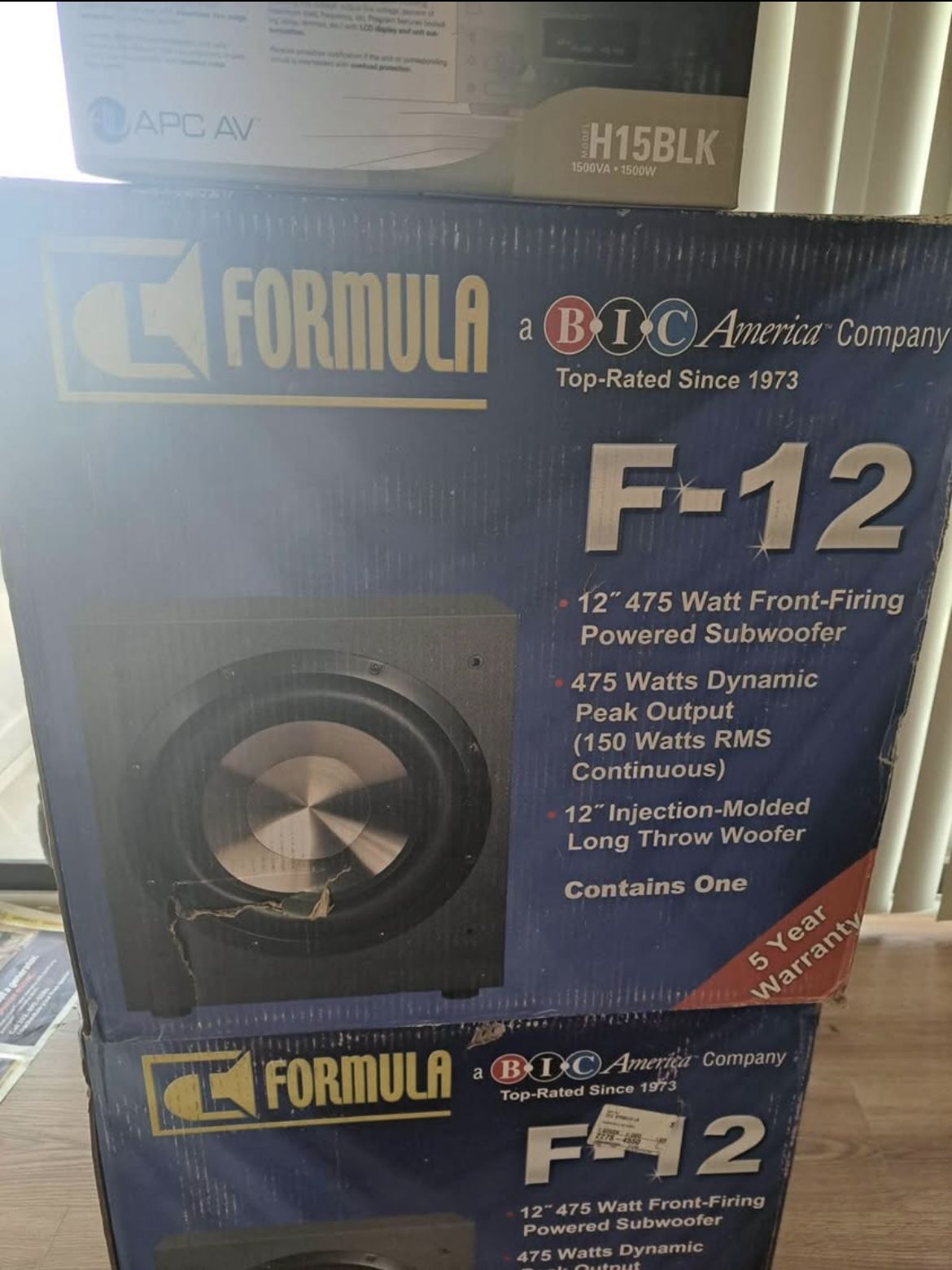 BIC Formula Speaker F-12 12’