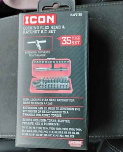 ICON LOCKING FLEX RATCHETING WRENCH SET 