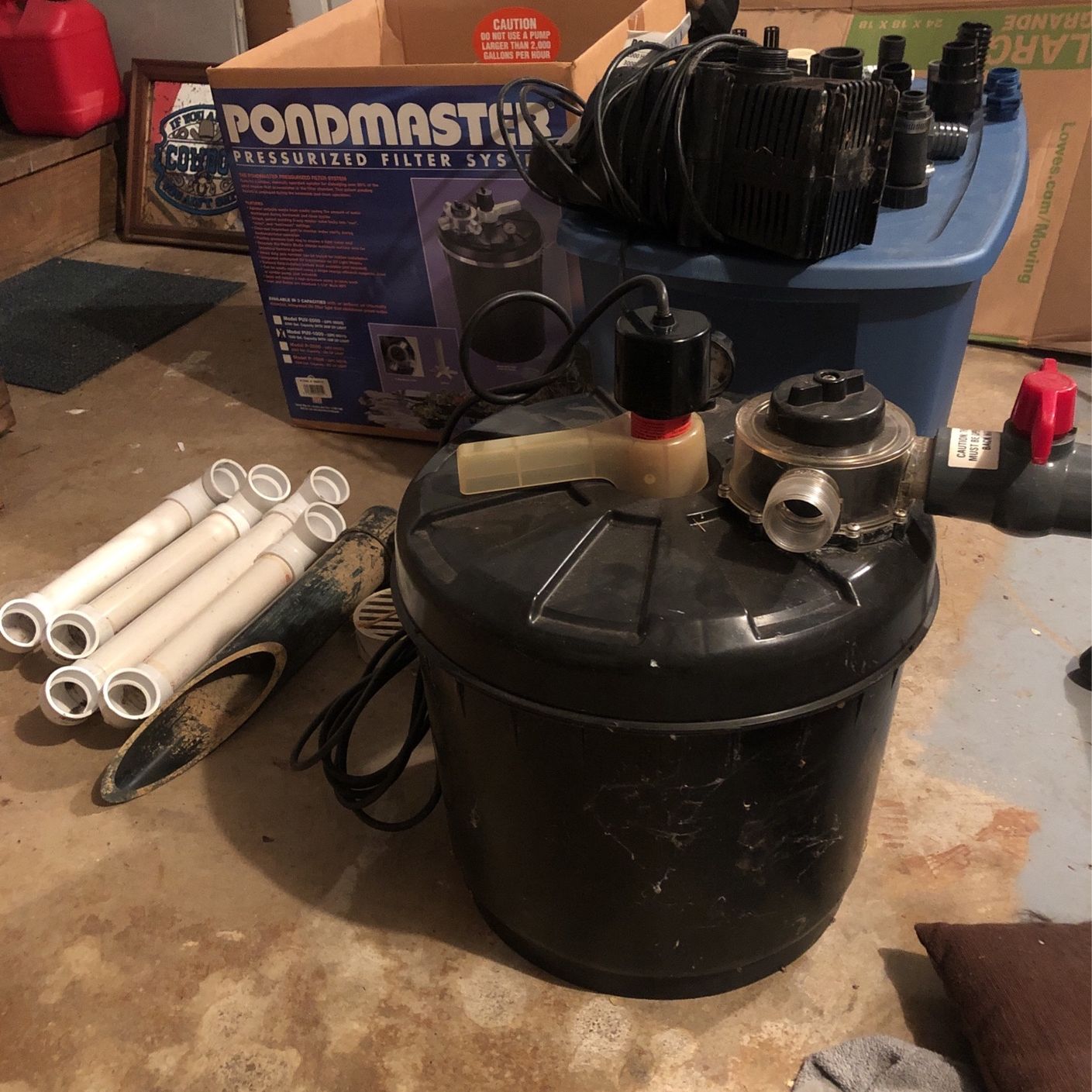 Pond Master Filter System Puv1000 Pond Filter
