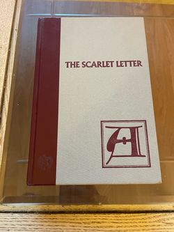 The Scarlet Letter Hardcover Book