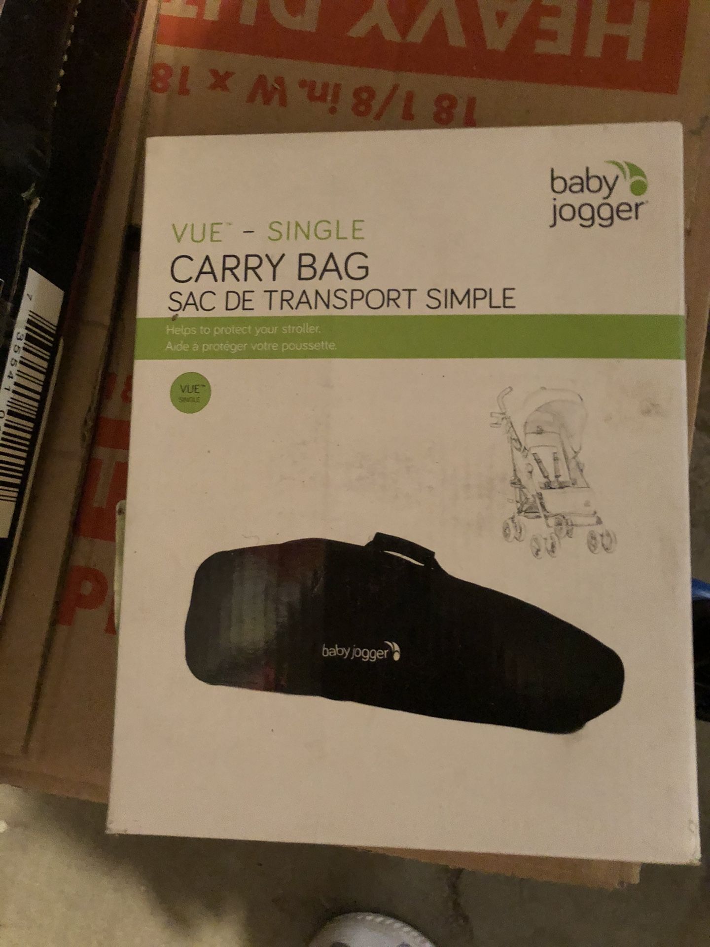 Baby jogger stroller carry bag - vue -single