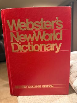 Webster's New World Dictionary Second College Edition