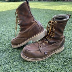 Thorogood 8” Work Boots Steel Toe Size 9.5 