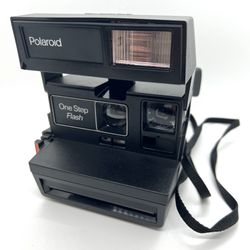Vintage Polaroid One Step Close Up Flash 600 Film Camera Tested & Working