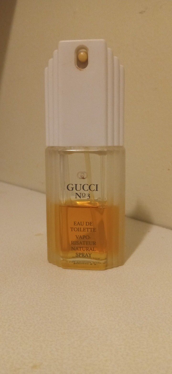 Gucci No 3 Womens Perfume Vintage 1985 80s Eau de Toilette Fragrance 120ml 4oz