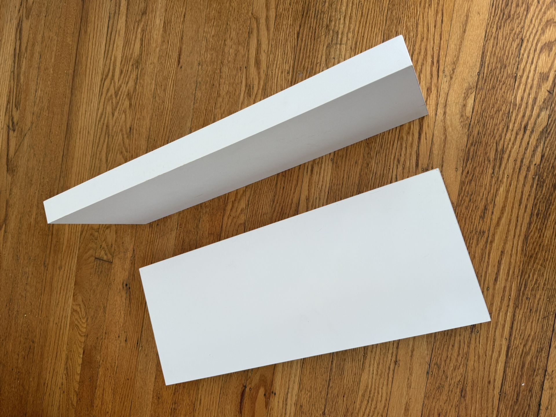 White Floating Shelves
