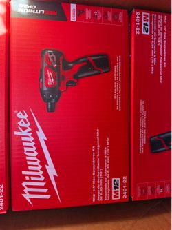 Milwaukee drill 2 batteries charger and bag brand new