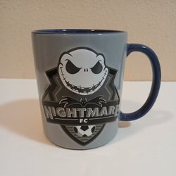Disney Jack Skellington Nightmare FC Soccer Mug ~ 16 Oz.