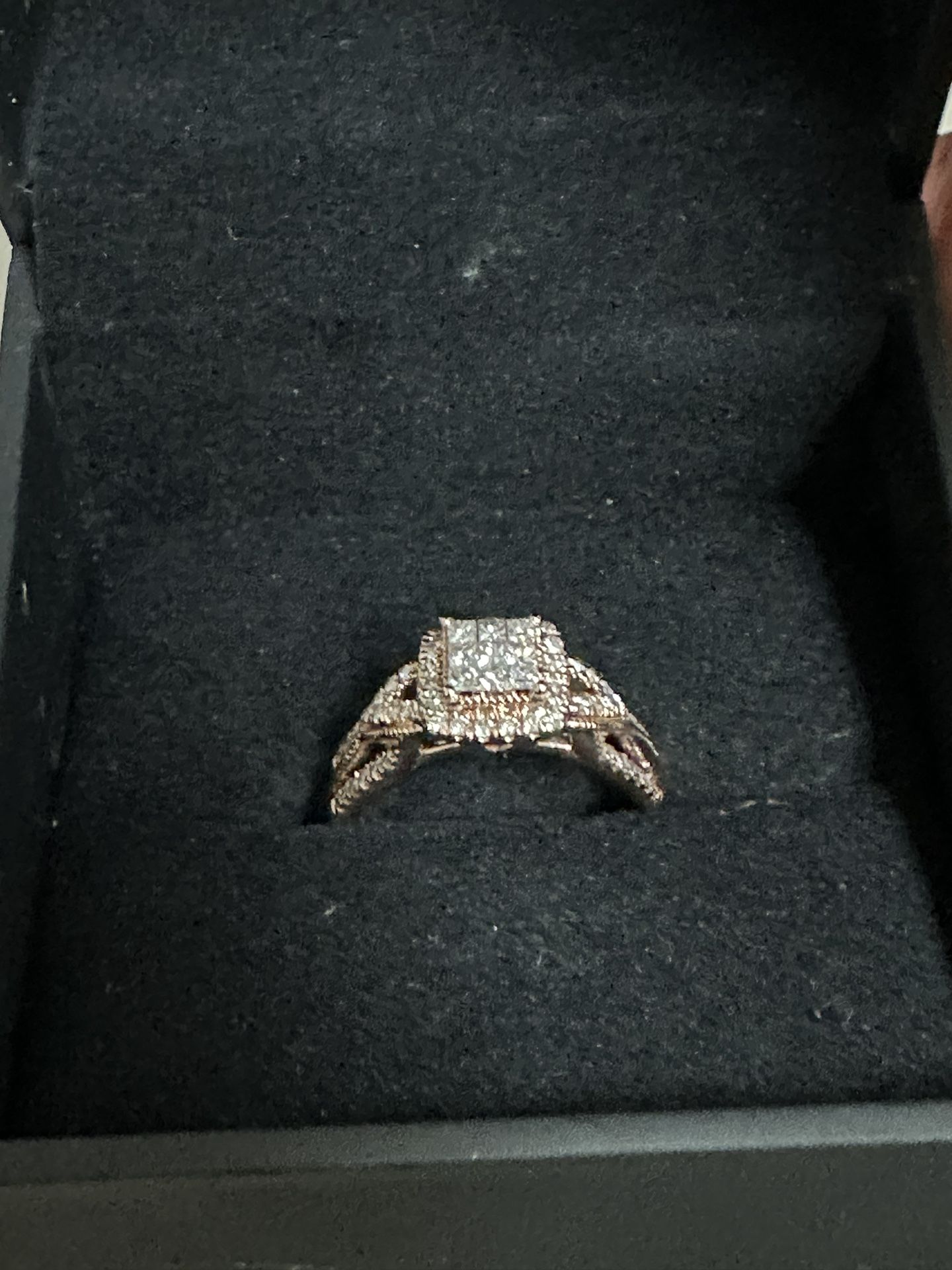 1/2 ct tw Diamond Engagement Ring in 10K Rose Gold