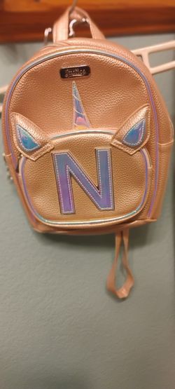 Girls Initial N Unicorn Backpack By Justice