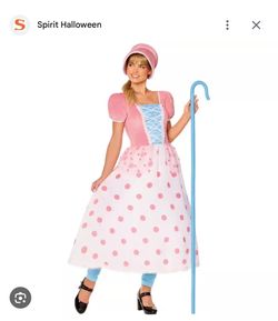 Adult bow peep costume
