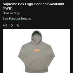 Supreme Box Logo Hooded sweatshirt (FW17)