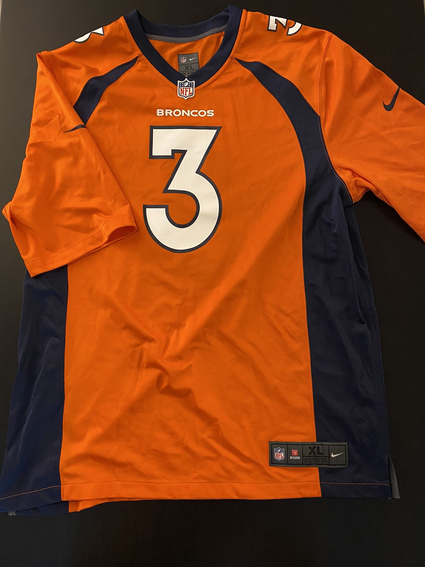 Russell Wilson Denver Broncos Nike NFL Football XL Mens Jersey